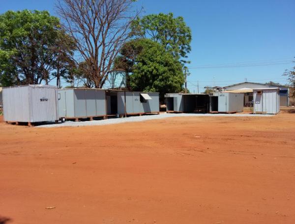 Alojamentos da RST em obras